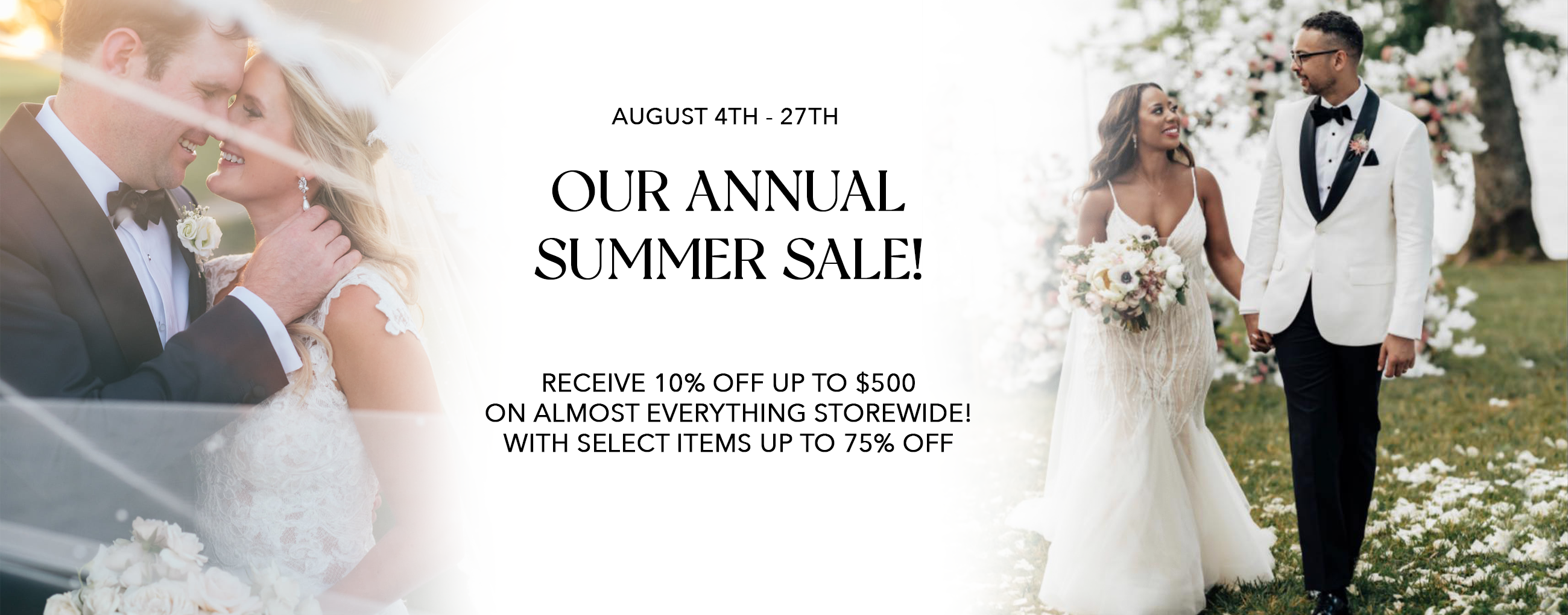 Our Annual Summer Sale